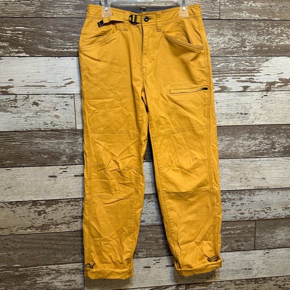 Prana Other - Prana Golden Yellow Rock Climbing Outdoor Wear Men's Alpine Pants